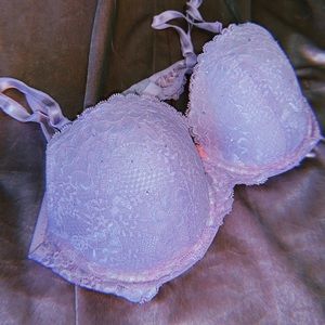 Victoria’s Secret lace pink rhinestone bra